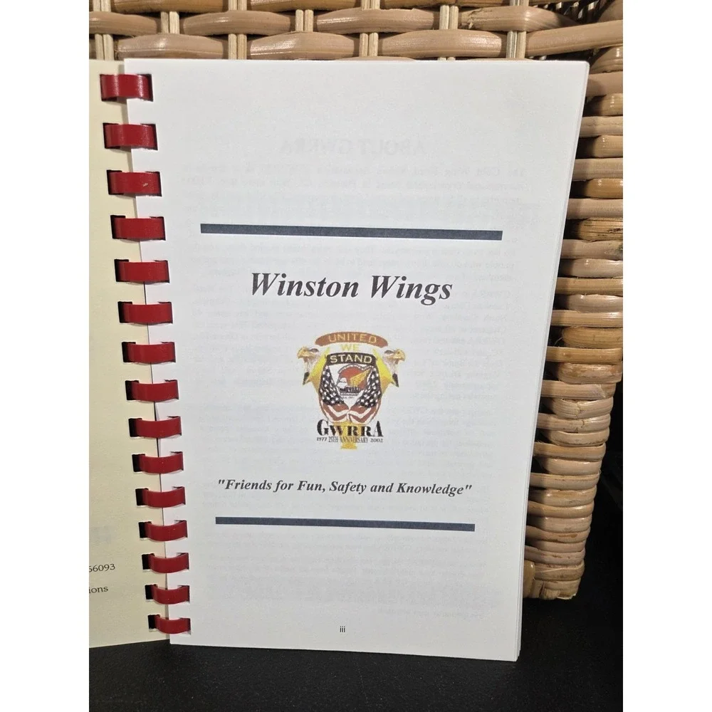 Goldwing Road Riders Association North Carolina Winston-Salem GWRRA‎ Cookbook
